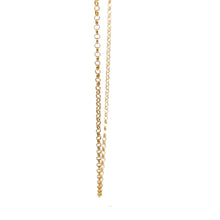 Load image into Gallery viewer, 18K Gold Necklace Chain Rolo 20 inches 1.40 grams - Rafant