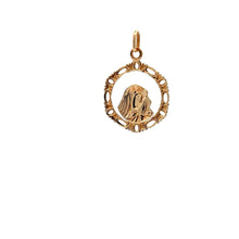 Load image into Gallery viewer, 18K Gold Pendant Mother Mary Religious 1.16 grams Not a Back to Back Design - Rafant