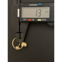 Load image into Gallery viewer, 18K Gold Japan Ring Double Orb Balls 1.25 grams Size 5 - Rafant