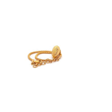 Load image into Gallery viewer, 21K Gold Bracelet Puffed Heart Size 6.25 inches plus One Inch Extension - Rafant