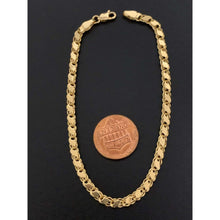 Load image into Gallery viewer, 18K Gold Bracelet 7.75 inches 3.96 grams