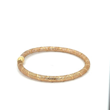 Load image into Gallery viewer, 18K Gold Bracelet Mesh Soft Bangle Flexible Size 6.5 - Rafant