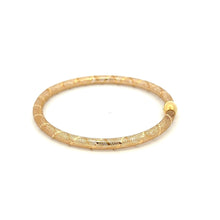 Load image into Gallery viewer, 18K Gold Bracelet Mesh Soft Bangle 6.5 inches - Rafant