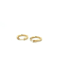 Load image into Gallery viewer, 18K Gold Earrings Hoops Small 0.82 grams - Rafant
