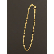 Load image into Gallery viewer, 18K Gold Bracelet Paperclips 7.5 inches 1.01 grams
