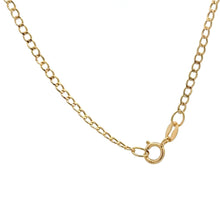 Load image into Gallery viewer, 18K Gold Necklace Chain Curb 15.75 inches Pendant Heart - Rafant