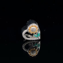 Load image into Gallery viewer, 925 Sterling Silver Charm Bead Heart Flower For Charm Bracelet Necklace - Rafant