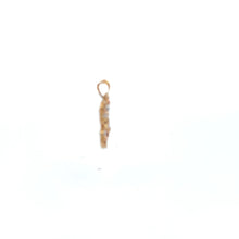 Load image into Gallery viewer, 18K Gold Pendant Flower Tricolor White Yellow Rose Gold 2.40 grams - Rafant