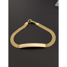 Load image into Gallery viewer, 18K Gold Bracelet Bar Size 7.25 inches 5.38 grams
