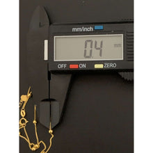 Load image into Gallery viewer, 18K Gold Bracelet Beaded 6 inches plus 1 inch 0.74 grams