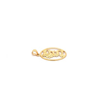 Load image into Gallery viewer, 18K Gold Pendant Charm Dragon Oval - Rafant