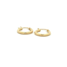 Load image into Gallery viewer, 18K Gold Earrings Hoops Small 0.98 grams - Rafant
