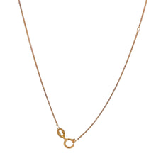 Load image into Gallery viewer, 18K Gold Necklace Chain 17.5 inches Pendant Round Circles Tiny Beads 1 gram - Rafant