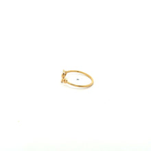 Load image into Gallery viewer, 18K Gold Ring Heart Key Size 7 - Rafant