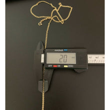 Load image into Gallery viewer, 18K Saudi Gold Chain Necklace Mariner Link  20 inches 2.48 grams - Rafant