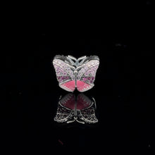 Load image into Gallery viewer, 925 Sterling Silver Charm Bead Butterfly Pink For Charm Bracelet Necklace - Rafant