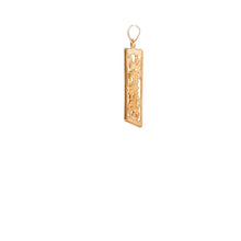 Load image into Gallery viewer, 18K Gold Pendant Dragon Rectangle - Rafant