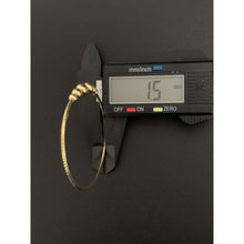 Load image into Gallery viewer, 18K Gold Bracelet Bangle Beads Cuff Design Size 7 inches 3.26 grams
