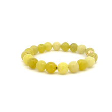 Load image into Gallery viewer, 18K Gold Money Bag Lucky Charm Beads Bracelet Gemstones Lemon Jade 8mm - Rafant