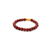 Load image into Gallery viewer, 18K Gold Piyao Pixiu Dragon Bracelet Gemstones Goldstone 6mm - Rafant