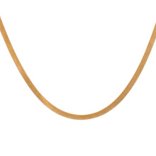 Load image into Gallery viewer, 18K Gold Necklace Flat Chain 17.50 inches 4.57 grams - Rafant