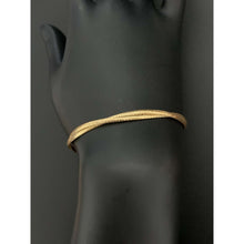 Load image into Gallery viewer, 18K Gold Bracelet Bangle Soft Mesh 0.97 grams Size 6.25 inches