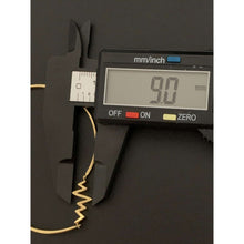 Load image into Gallery viewer, 18K Gold Bracelet Bangle Heart Beat Small ExtraSmall 4.08 grams