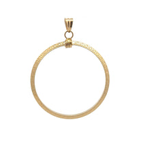 Load image into Gallery viewer, 18K Gold Pendant Round Circle Large 1.22 grams - Rafant