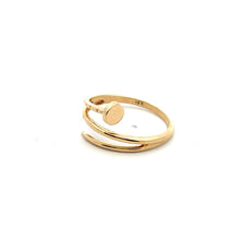 Load image into Gallery viewer, 18K Gold Ring Size 8 Spiral - Rafant
