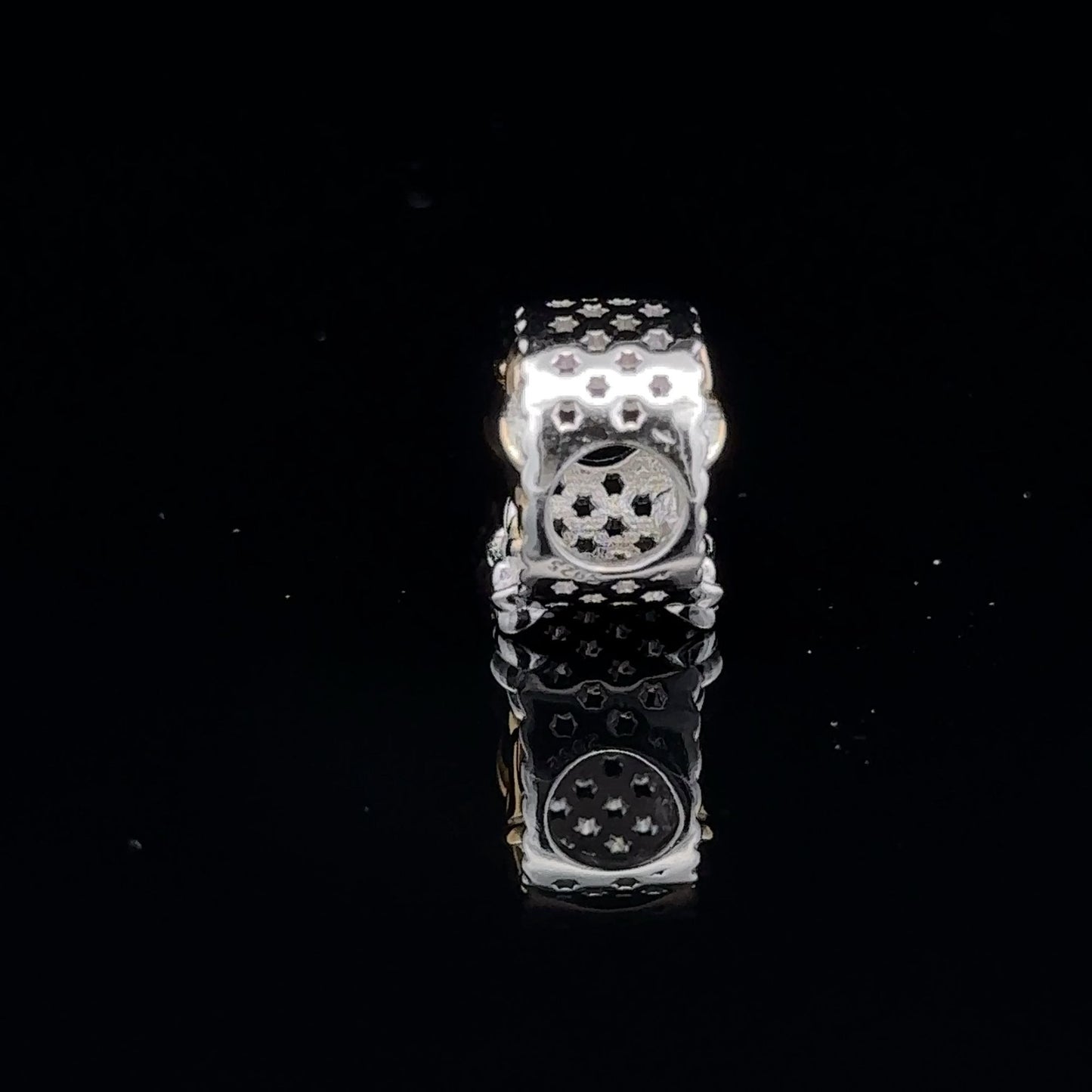 925 Sterling Silver Charm Bead Bells Christmas Holiday For Charm Bracelet Necklace - Rafant