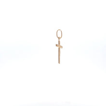 Load image into Gallery viewer, 18K Gold Pendant Charm Cross Jesus Christ Small - Rafant
