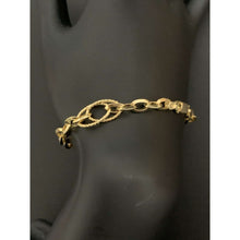 Load image into Gallery viewer, 18K Gold Bracelet Cable Link Chain 3.50 grams 7.25 inches