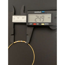 Load image into Gallery viewer, 18K Gold Bracelet Beaded Flexible 1.28 grams 7 inches