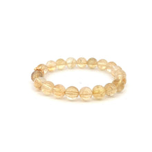 Load image into Gallery viewer, 18K Gold Money Bag Lucky Charm Beads Bracelet Gemstones Citrine 8mm - Rafant