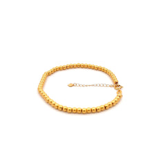 Load image into Gallery viewer, 18K Gold Bracelet Beaded Balls Size 6 inches 1 inch Extension 1.18 grams - Rafant