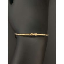 Load image into Gallery viewer, 18K Gold Bracelet Bangle Clip Size 6.5 inches 2.02 grams