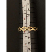 Load image into Gallery viewer, 18K Gold  Ring Infinity 1.09 grams Size 5.75