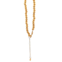 Load image into Gallery viewer, 18K Gold Bracelet Beaded Ball Size 6 inches plus 1 inch 1.19 grams - Rafant