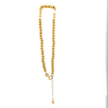 Load image into Gallery viewer, 18K Gold Bracelet Beaded Balls Size 6 inches plus 1 inch 1.19 grams - Rafant