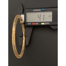 Load image into Gallery viewer, 18K Gold Bracelet Bangles Soft Mesh Flexible Stretchable 7 inches 1.04 grams