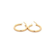 Load image into Gallery viewer, 18K Yellow Gold Earrings Hoops 1 gram - Rafant