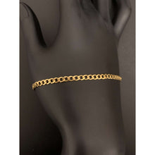 Load image into Gallery viewer, 18K Gold Bracelet Chain Curb 7.5 inches 2.08 grams