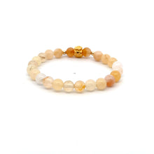 Load image into Gallery viewer, 18K Gold Money Bag Lucky Charm Beads Bracelet Gemstones Aventurine Multicolor 6mm - Rafant