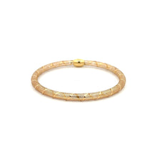 Load image into Gallery viewer, 18K Japan Gold Bracelet Mesh Soft Bangle Flexible 6.5 inches 1.01 grams - Rafant