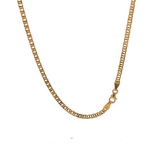 Load image into Gallery viewer, 18K Gold Necklace Chain Curb Size 20 inches - Rafant