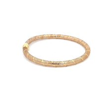 Load image into Gallery viewer, 18K Gold Bracelet Mesh Soft Bangle Flexible Size 6.5 - Rafant