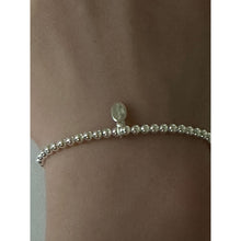 Load image into Gallery viewer, 925 Sterling Silver Beaded Stretch Stacking Bracelet Minimalist