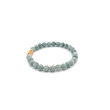 Load image into Gallery viewer, 18K Gold Pixiu Piyao Lucky Charm Bracelet Natural Burmese Jade Gemstones 6mm - Rafant