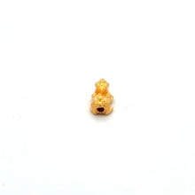 Load image into Gallery viewer, 24K 999 Pure Gold Charm Piyao Pixiu Bead Spacer DIY Necklace Bracelet 0.18g