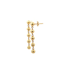 Load image into Gallery viewer, 18k Gold Earrings Dangling Balls